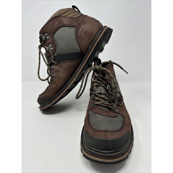 Mens SOREL Madson Sport Hiker Black Waterproof Non-Shell Boots Size 11 Brown - Picture 1 of 12